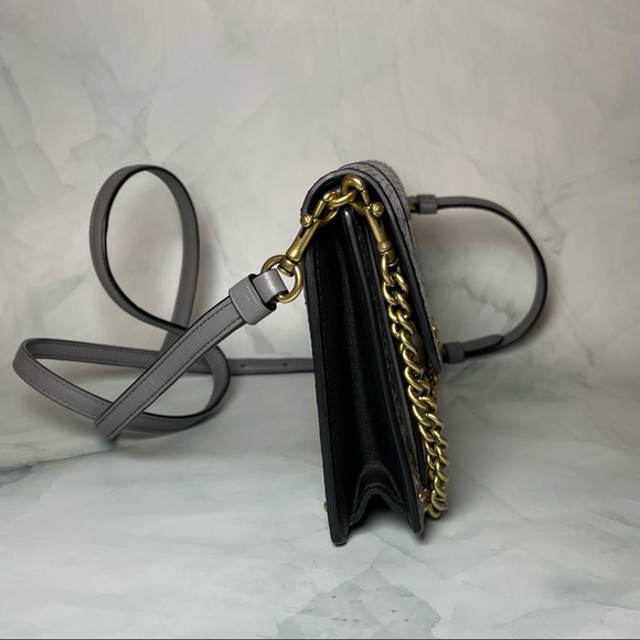 Dreamer Convertible Crossbody In Colorblock Snakeskin ♥ Brass/Heather Grey Multi - Picture 5 of 13